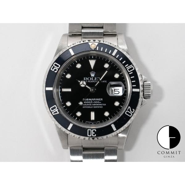 ロレックス サブマリーナー デイト Ref.16610 ステンレススチール ブラック文字盤