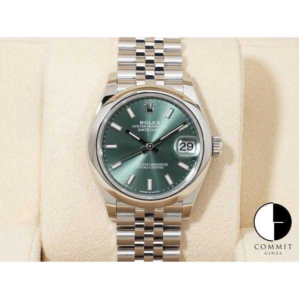 ロレックス デイトジャスト31 Ref.278240 SS ミントグリーン文字盤