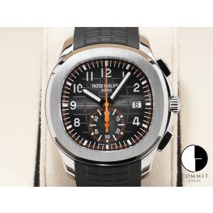 パテックフィリップ アクアノート クロノグラフ Ref.5968A-001 SS ブラック文字盤｜commitginza