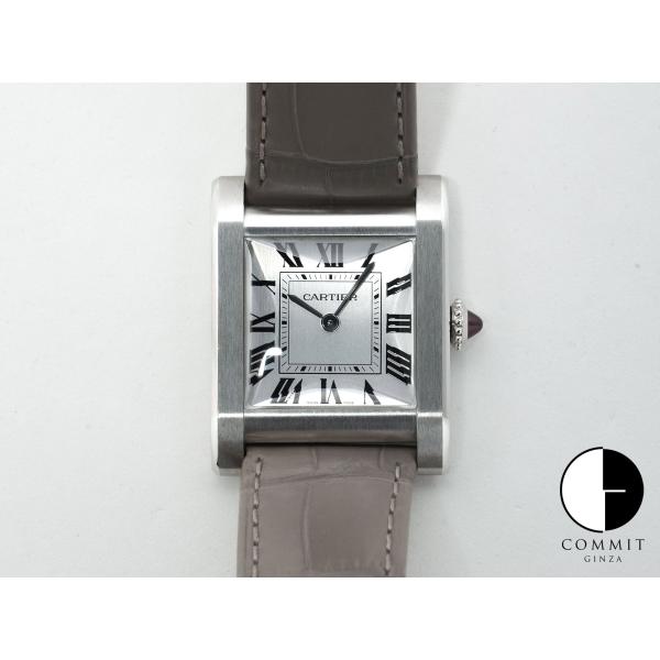 カルティエ タンク ノルマル Ref.WGTA0109 プラチナ シルバー文字盤