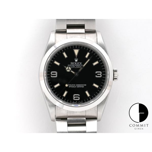 ロレックス エクスプローラーI Ref.14270 ステンレススチール ブラック文字盤 オイスターブ...