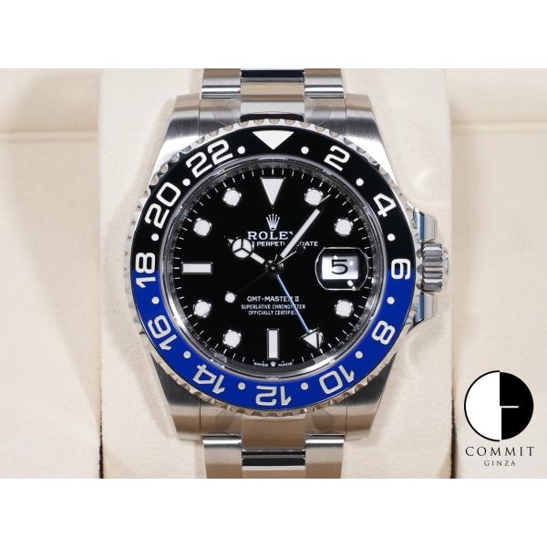 ロレックス GMTマスターII Ref.126710BLNR SS ブラック文字盤 オイスターブレス...