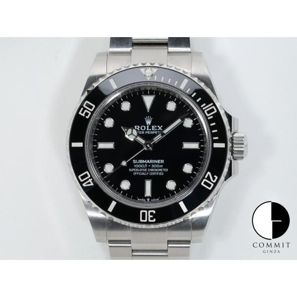 ロレックス サブマリーナー ノンデイト Ref.124060 ステンレススチール ブラック文字盤