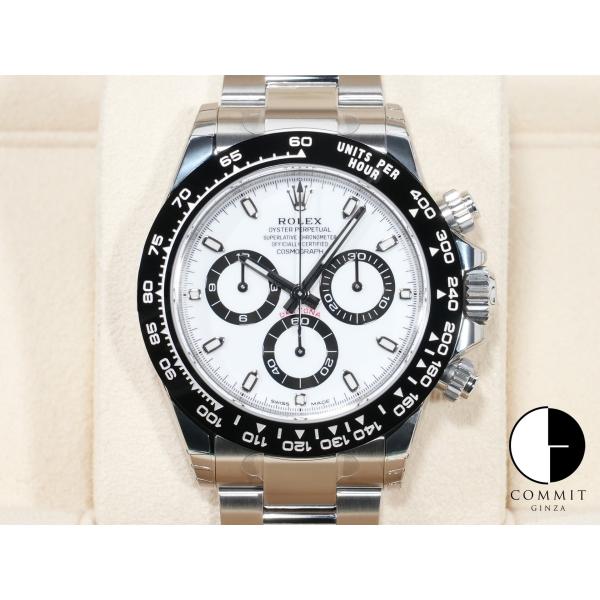 ロレックス デイトナ Ref.116500LN SS ホワイト文字盤