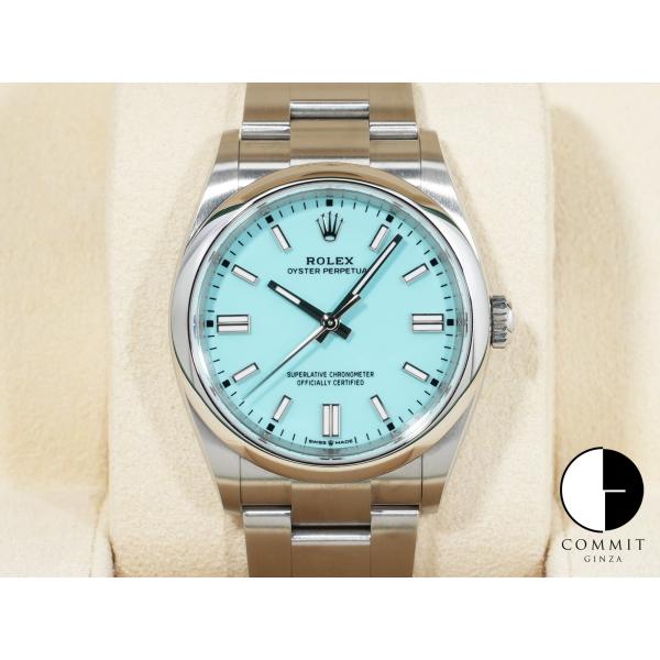 ロレックス オイスターパーペチュアル36 Ref.126000 ステンレススチール ターコイズ文字盤