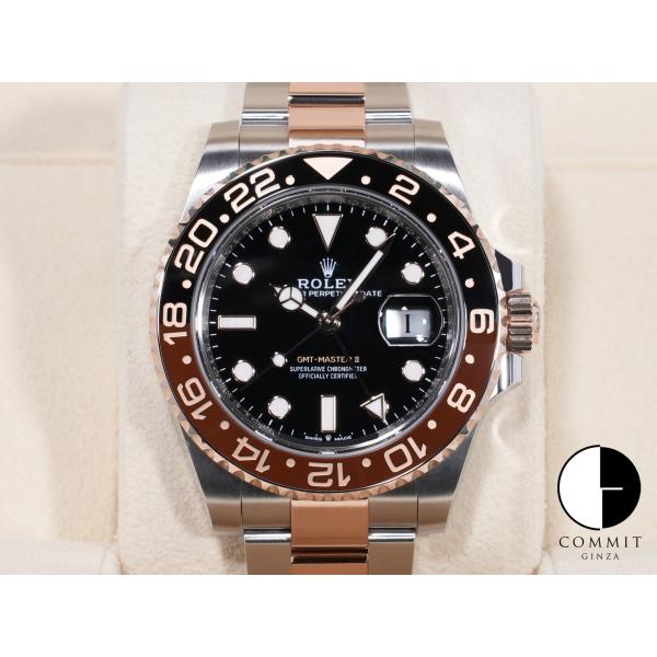 ロレックス GMTマスターII Ref.126711CHNR ステンレススチール/エバーローズゴール...