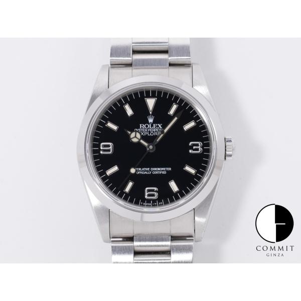 ロレックス エクスプローラーI Ref.14270 SS ブラック文字盤