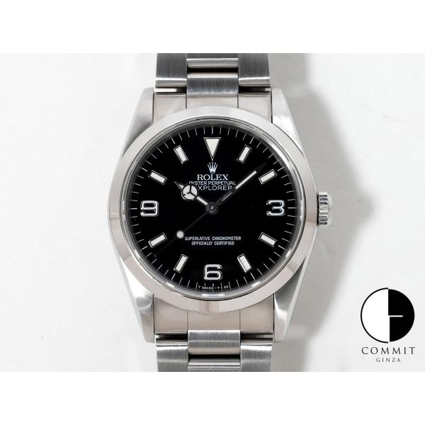 ロレックス エクスプローラーI Ref.14270 SS ブラック文字盤