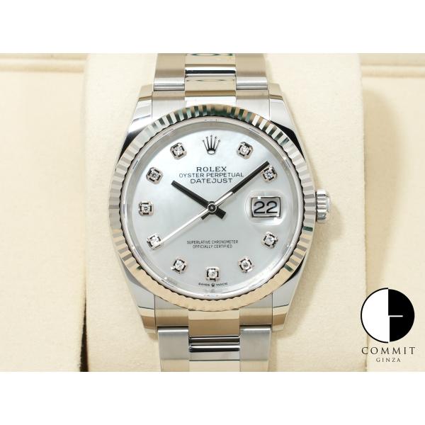 ロレックス デイトジャスト36 Ref.126234NG ステンレススチール/ホワイトゴールド ホワ...