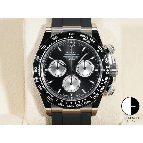 ロレックス デイトナ Ref.126519LN 18KWG ブライトブラックxスチール文字盤