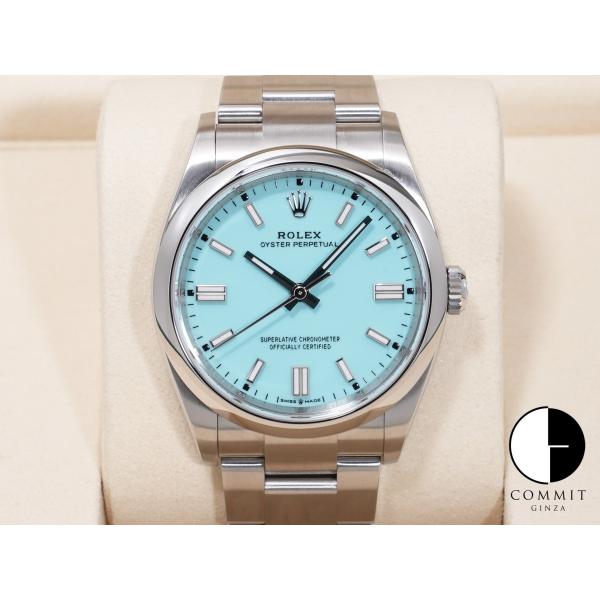 ロレックス オイスターパーペチュアル36 Ref.126000 ステンレススチール ターコイズ文字盤