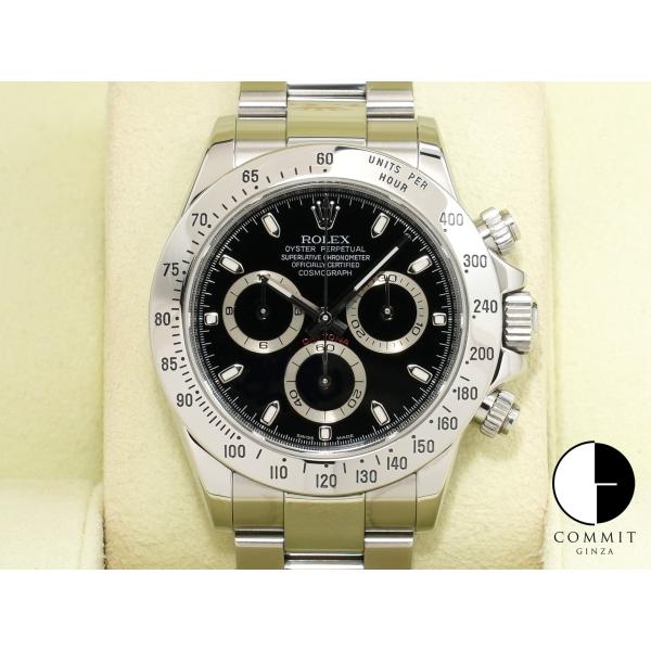 ロレックス デイトナ Ref.116520 ステンレススチール ブラック文字盤