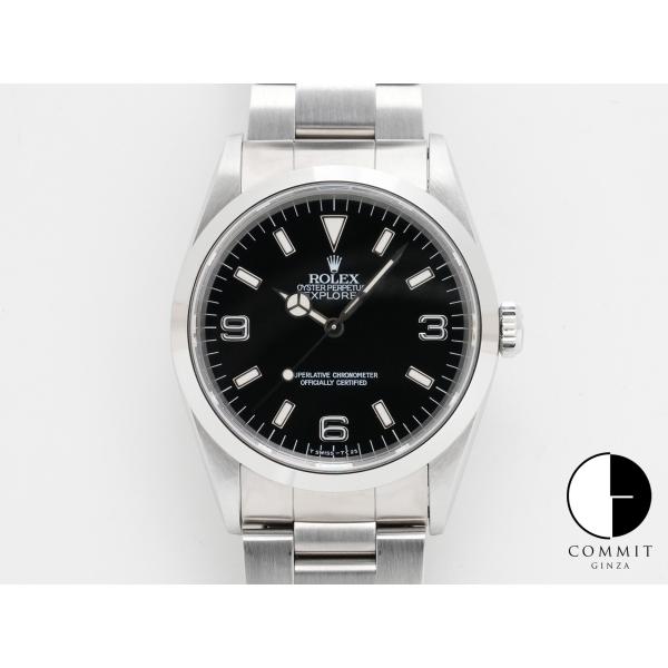 ロレックス エクスプローラーI Ref.14270 ステンレススチール ブラック文字盤 オイスターブ...