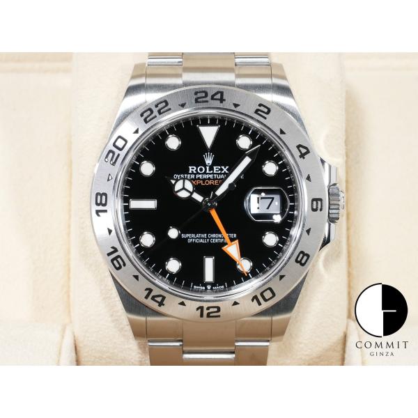 ロレックス エクスプローラーII Ref.226570 ステンレススチール ブラック文字盤 オイスタ...