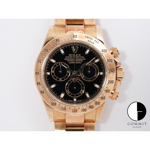 ロレックス デイトナ Ref.116528 イエローゴールド ブラック文字盤
