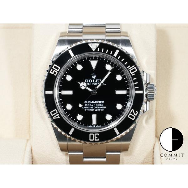 ロレックス サブマリーナー ノンデイト Ref.124060 ステンレススチール ブラック文字盤