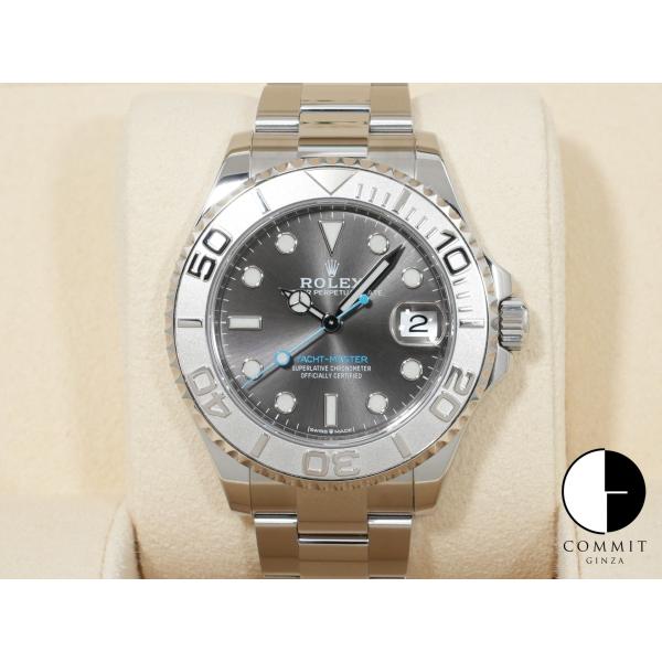 ロレックス ヨットマスター37 Ref.268622 ステンレススチール/プラチナ スレート文字盤