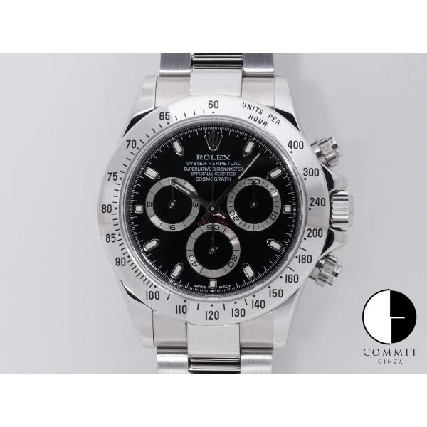 ロレックス デイトナ Ref.116520 SS ブラック文字盤