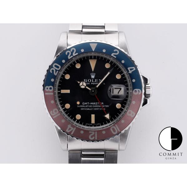 ロレックス GMTマスター Ref.1675 ステンレススチール ブラック文字盤