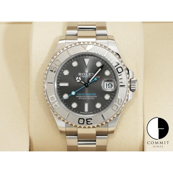 ロレックス ヨットマスター37 Ref.268622 ステンレススチール/プラチナ スレート文字盤