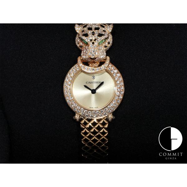 カルティエ パンテール ドゥ カルティエ Ref.HPI01509 イエローゴールド シャンパンゴー...