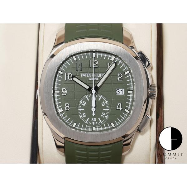 パテックフィリップ アクアノート Ref.5968G-010 ホワイトゴールド カーキグリーン文字盤