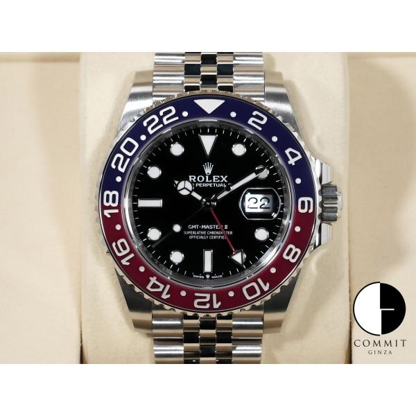 ロレックス GMTマスターII Ref.126710BLRO SS ブラック文字盤 ジュビリーブレス...