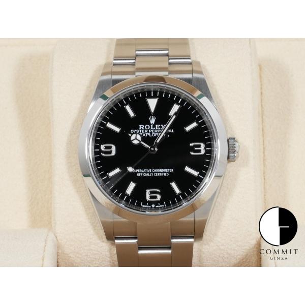 ロレックス エクスプローラー36 Ref.124270 SS ブラック文字盤