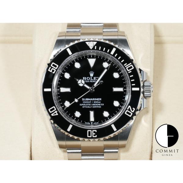 ロレックス サブマリーナー ノンデイト Ref.124060 ステンレススチール ブラック文字盤