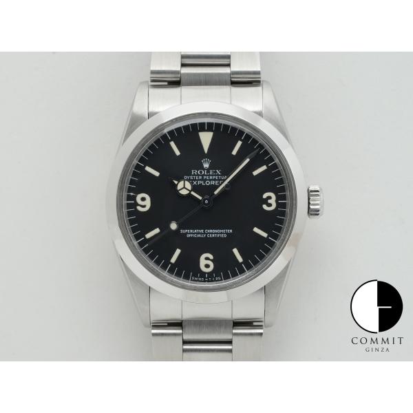 ロレックス エクスプローラーI Ref.1016 ステンレススチール ブラック文字盤