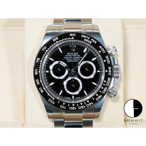 ロレックス デイトナ Ref.126500LN ステンレススチール ブラック文字盤