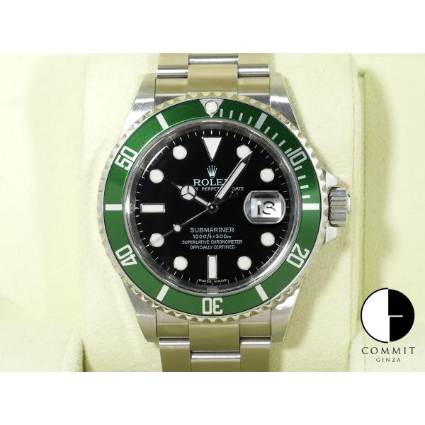 ロレックス サブマリーナー デイト Ref.16610LV SS ブラック文字盤