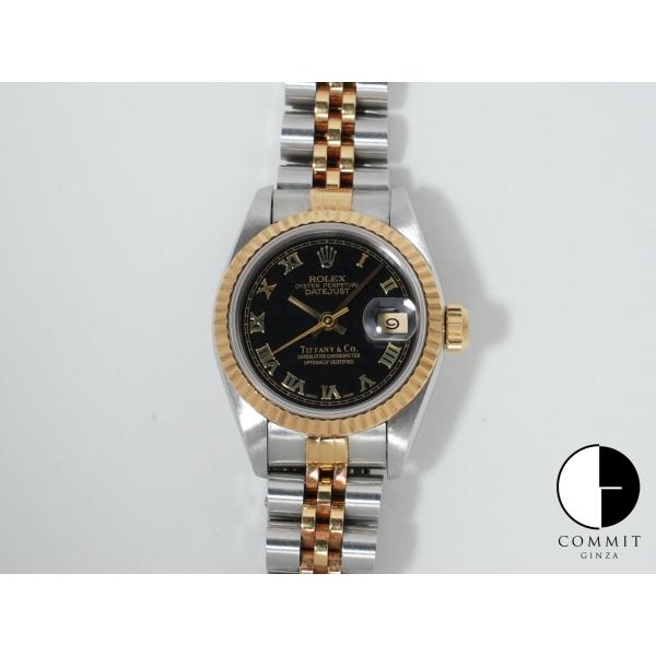 ロレックス デイトジャスト TIFFANY＆CO. Ref.69173 ステンレススチール/イエロー...