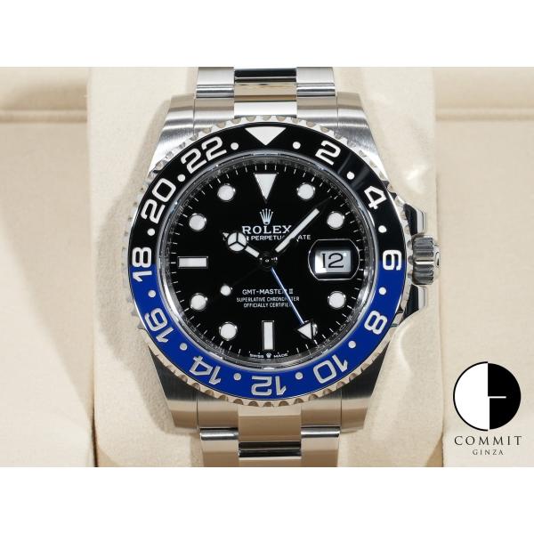 ロレックス GMTマスターII Ref.126710BLNR SS ブラック文字盤 オイスターブレス...