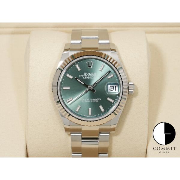 ロレックス デイトジャスト31 Ref.278274 ステンレススチール/ホワイトゴールド ミントグ...