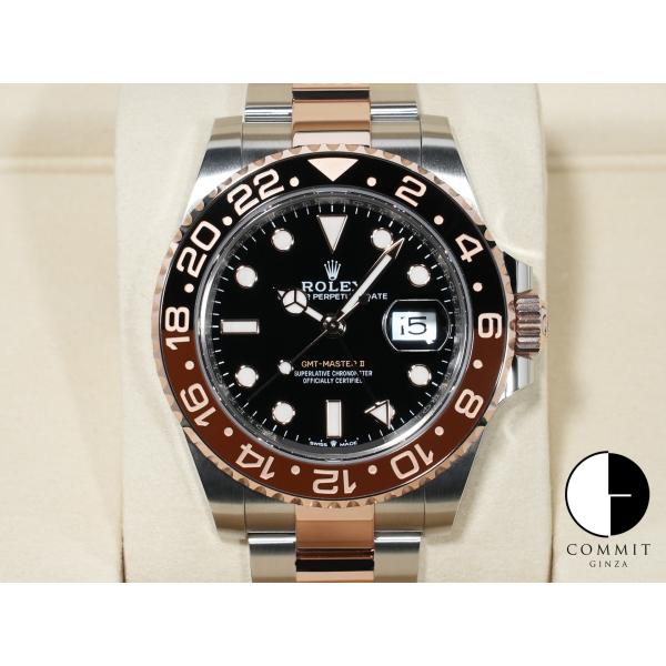 ロレックス GMTマスターII Ref.126711CHNR ステンレススチール/エバーローズゴール...