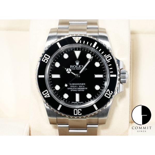 ロレックス サブマリーナー ノンデイト Ref.114060 ステンレススチール ブラック文字盤