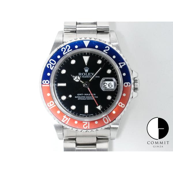 ロレックス GMTマスター Ref.16700 ステンレススチール ブラック文字盤 オイスターブレス...