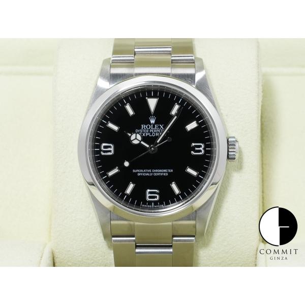 ロレックス エクスプローラーI Ref.114270 ステンレススチール ブラック文字盤 オイスター...