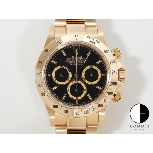 ロレックス デイトナ エルプリメロ Ref.16528 18KYG ブラック文字盤