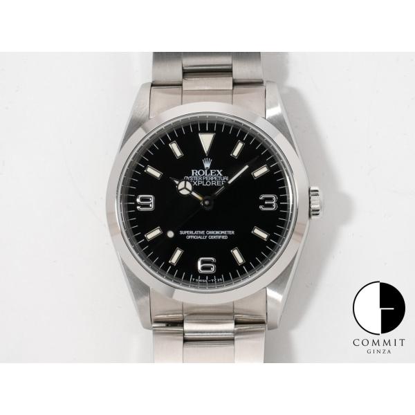 ロレックス エクスプローラーI Ref.14270 ステンレススチール ブラック文字盤 オイスターブ...