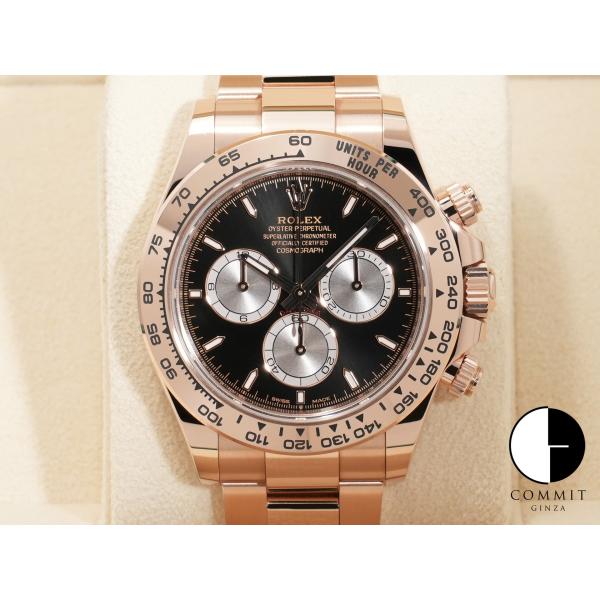ロレックス デイトナ Ref.126505 18KERG ブライトブラックxサンダスト文字盤