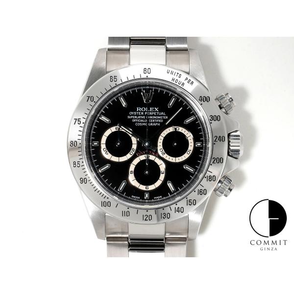 ロレックス デイトナ エルプリメロ Ref.16520 ステンレススチール ブラック文字盤
