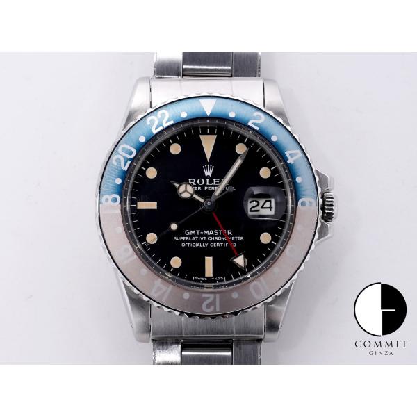ロレックス GMTマスター Ref.1675 ステンレススチール ブラック文字盤