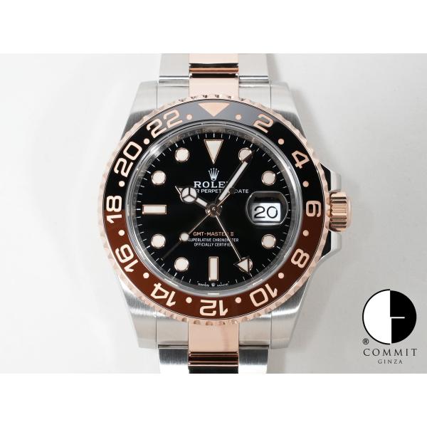 ロレックス GMTマスターII Ref.126711CHNR SS/ERG ブラック文字盤