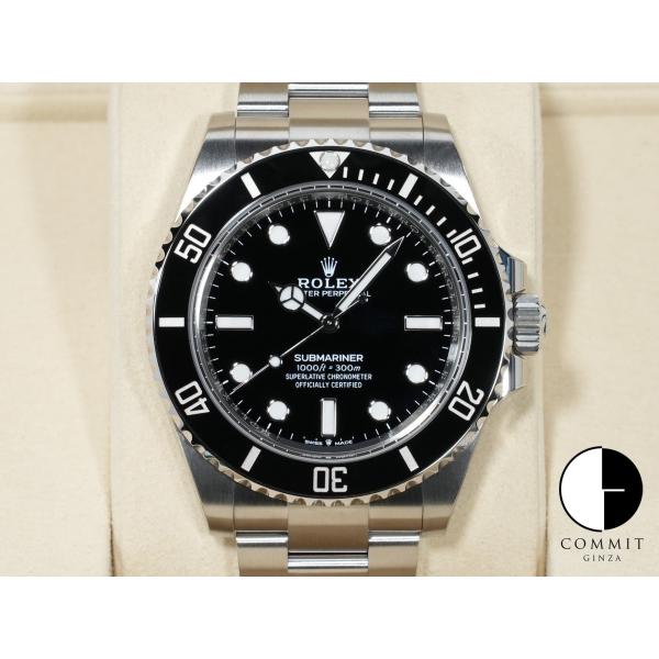 ロレックス サブマリーナー ノンデイト Ref.124060 ステンレススチール ブラック文字盤