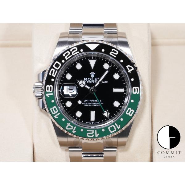 ロレックス GMTマスターII Ref.126720VTNR SS ブラック文字盤 オイスターブレス...