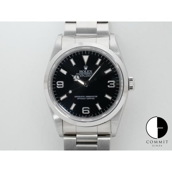 ロレックス エクスプローラーI Ref.14270 ステンレススチール ブラック文字盤 オイスターブ...