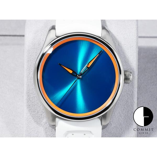 H.モーザー パイオニア センターセコンド Ref.3201-1202 ステンレススチール ターコイ...