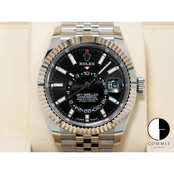 ロレックス スカイドゥエラー Ref.336934 ステンレススチール/ホワイトゴールド ブラック文...